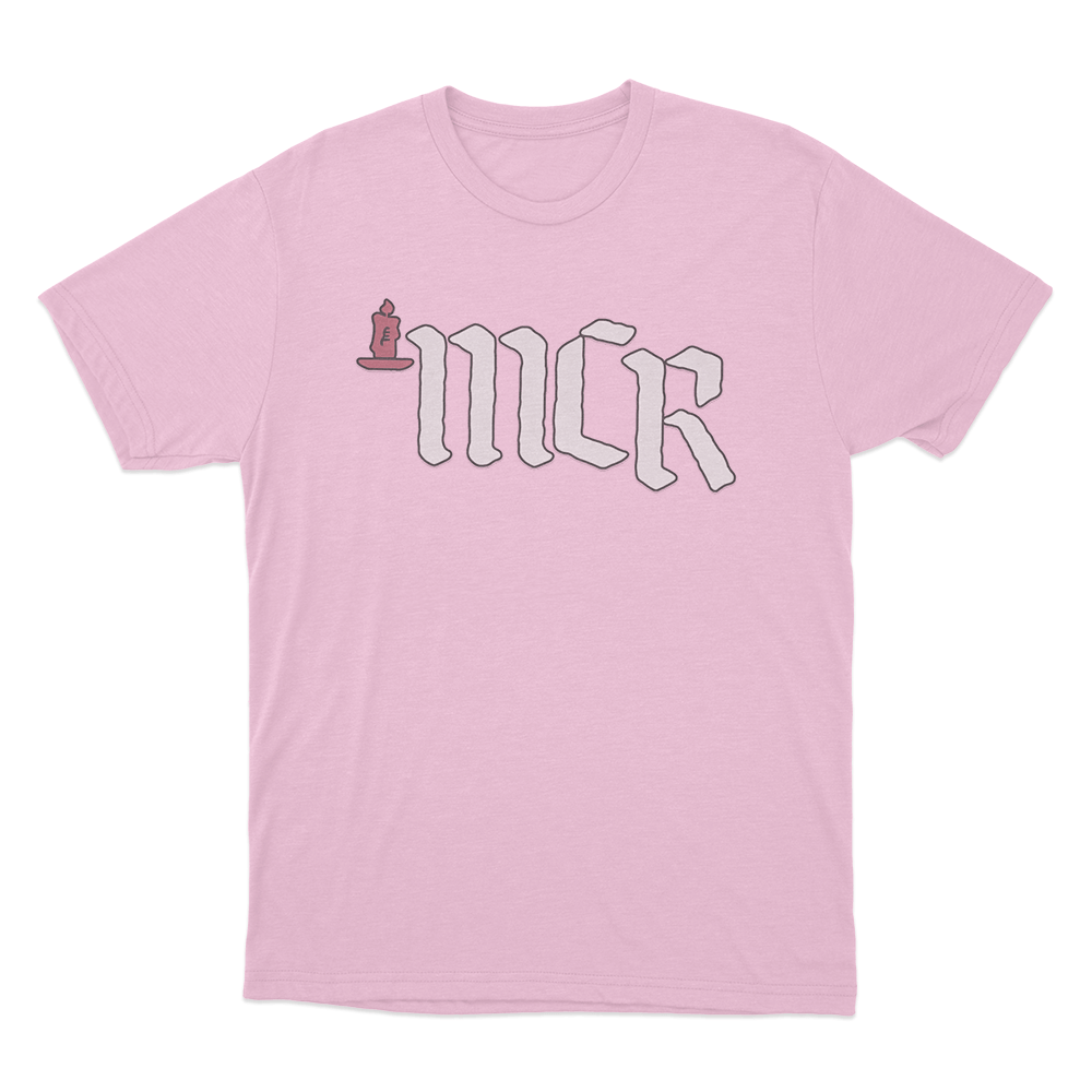 Candle MCR Logo Unisex T Shirt Pink Candle MCR Logo Unisex T Shirt Pink