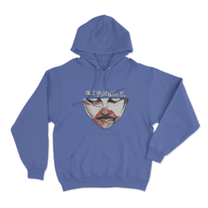 Demolition Lover Mask Unisex Hoodie Blue