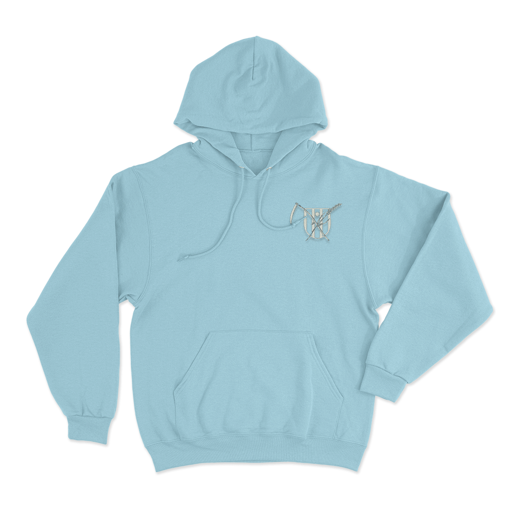Draag National Team Logo Unisex Hoodie Sky Blue Draag National Team Logo Unisex Hoodie Sky Blue