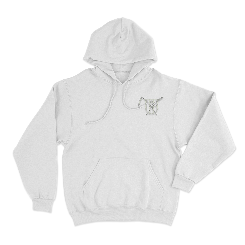 Draag National Team Logo Unisex Hoodie White Draag National Team Logo Unisex Hoodie White