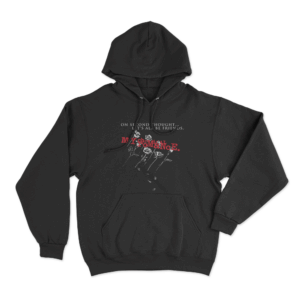 Lets All Be Friends Unisex Hoodie Black