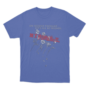 Lets All Be Friends Unisex T Shirt Blue