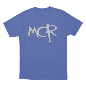 MCR Scratch Unisex T Shirt Blue