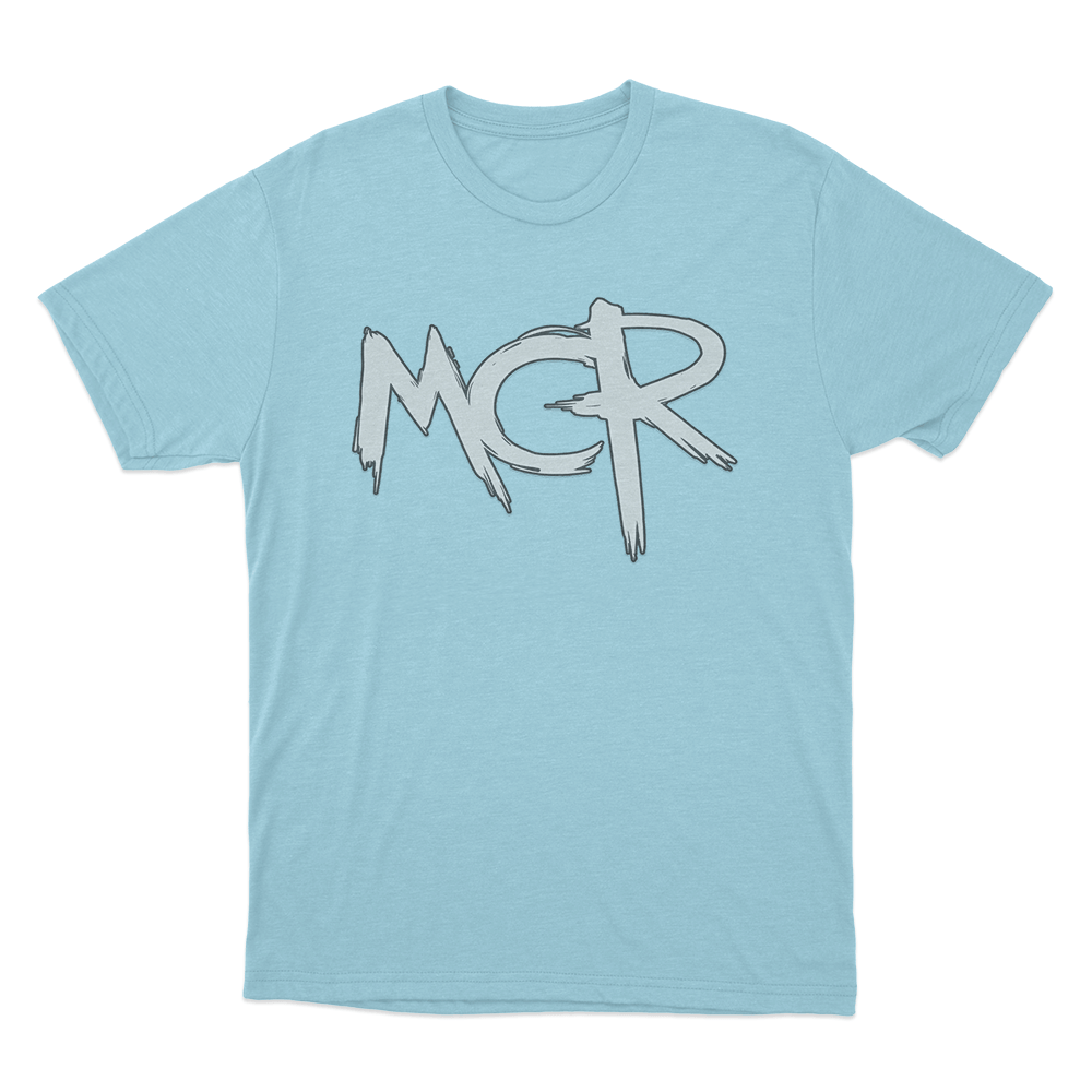 MCR Scratch Unisex T Shirt Sky Blue MCR Scratch Unisex T Shirt Sky Blue