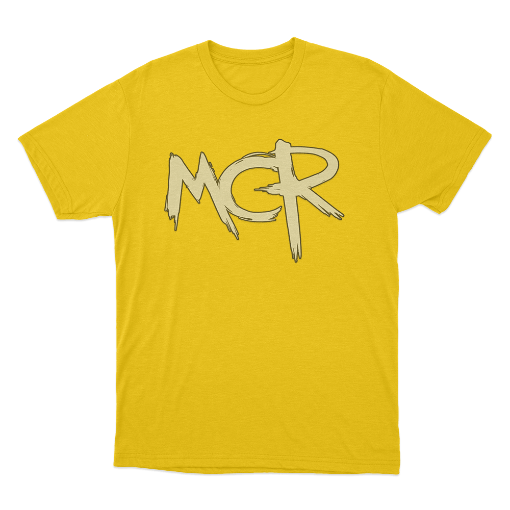 MCR Scratch Unisex T Shirt Yellow MCR Scratch Unisex T Shirt Yellow